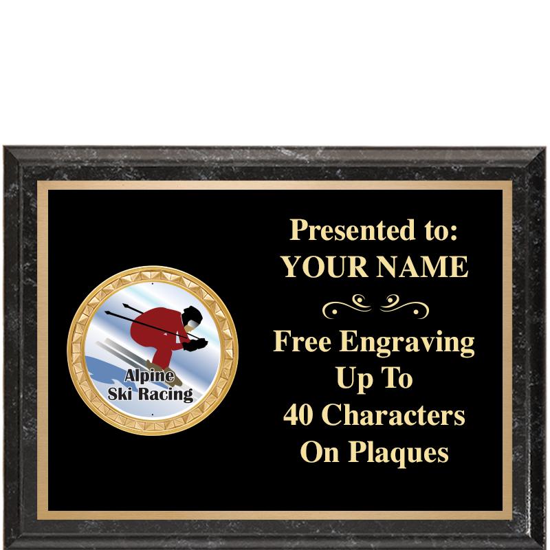 8X6 BLACK EXECUTIVE INSERT PLQ