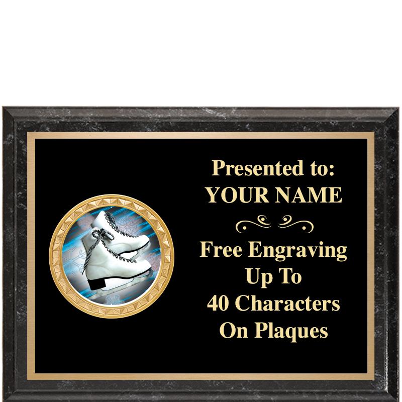 8X6 BLACK EXECUTIVE INSERT PLQ