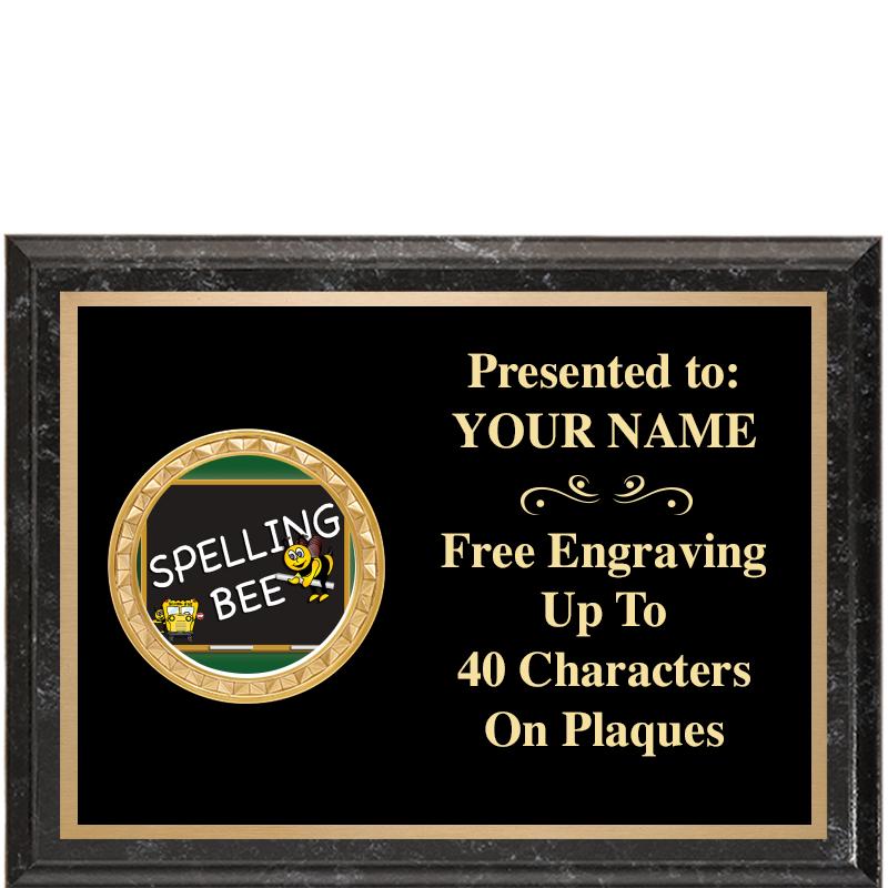 8X6 BLACK EXECUTIVE INSERT PLQ