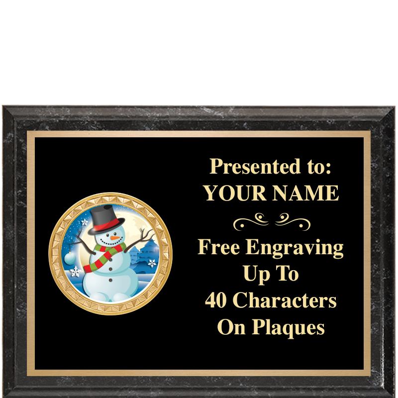 8X6 BLACK EXECUTIVE INSERT PLQ