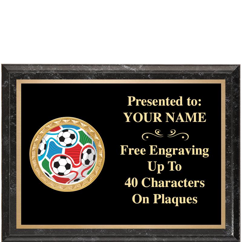 8X6 BLACK EXECUTIVE INSERT PLQ