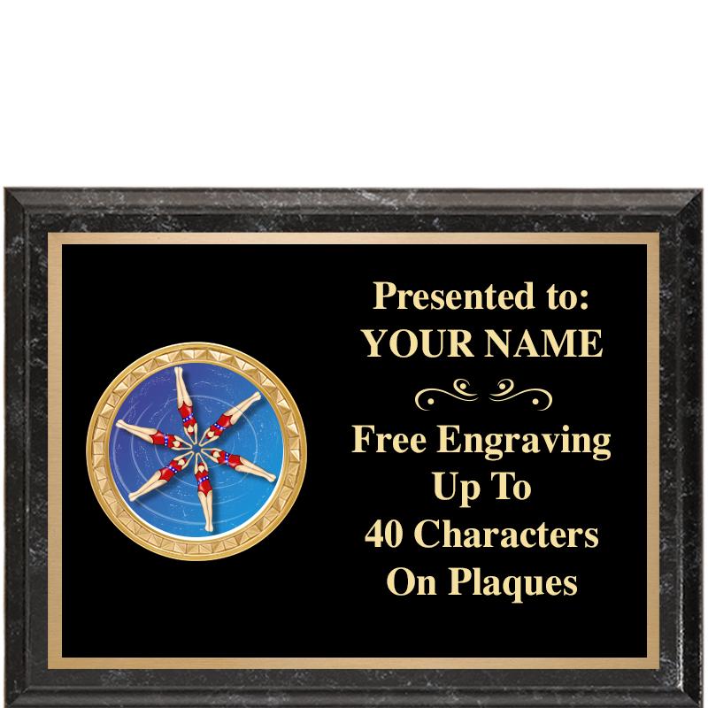 8X6 BLACK EXECUTIVE INSERT PLQ