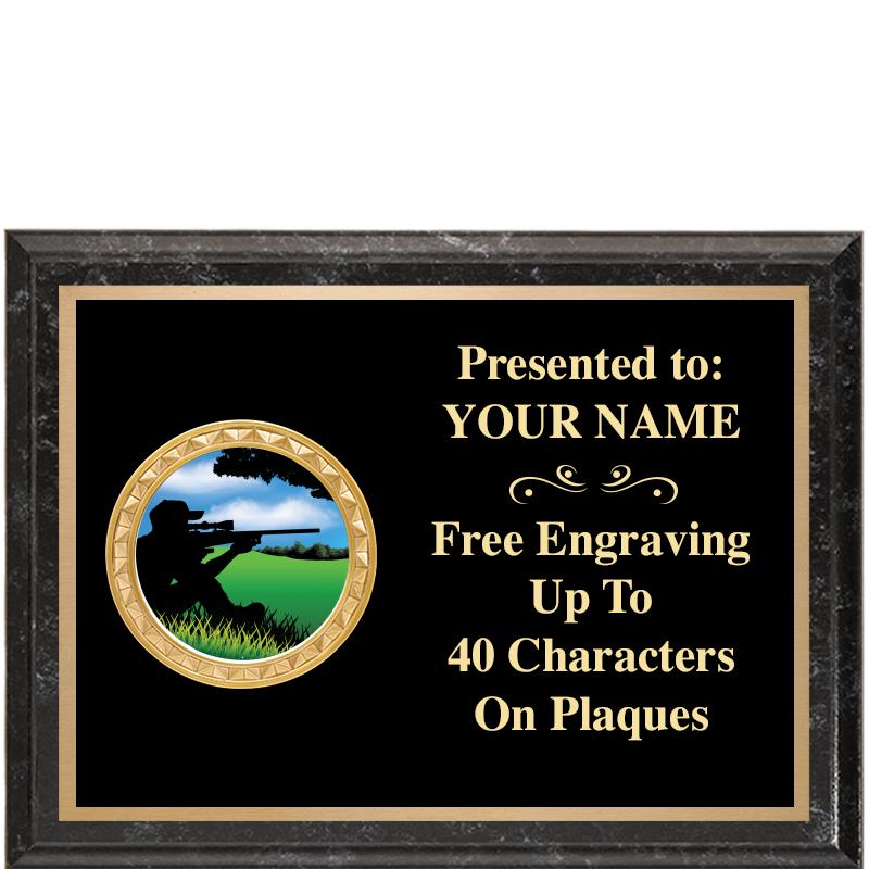 8X6 BLACK EXECUTIVE INSERT PLQ