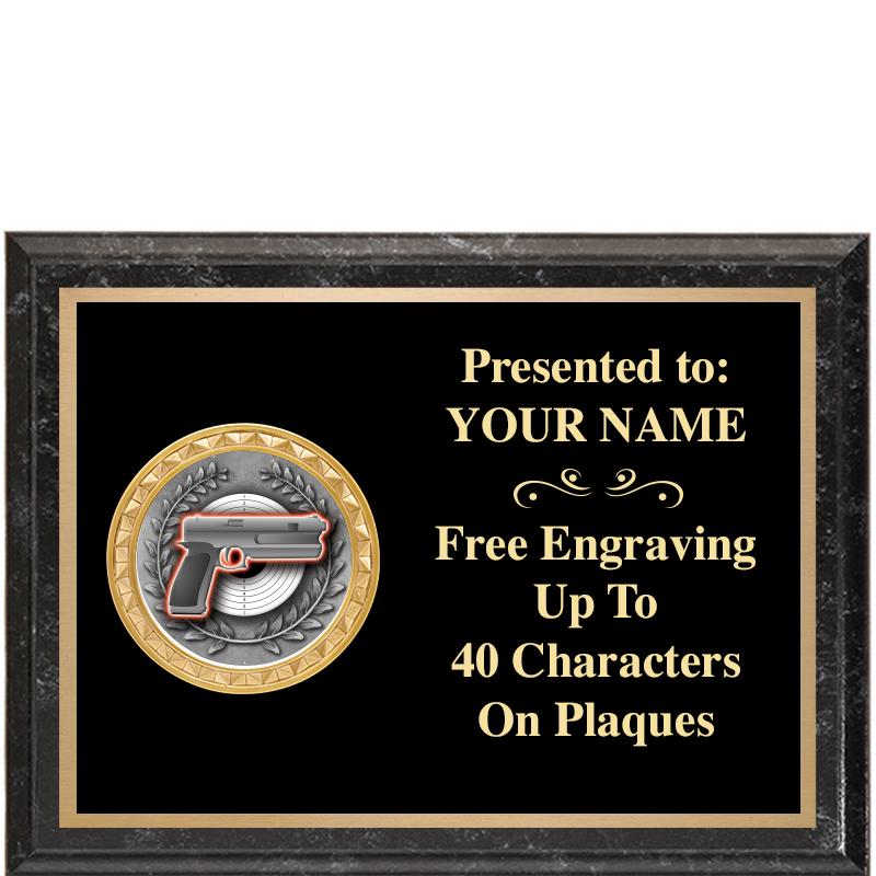 8X6 BLACK EXECUTIVE INSERT PLQ