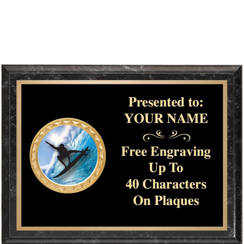 8X6 BLACK EXECUTIVE INSERT PLQ