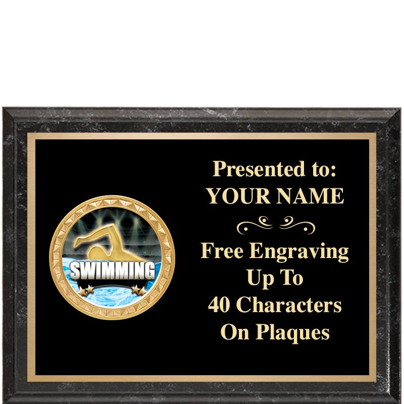 8X6 BLACK EXECUTIVE INSERT PLQ