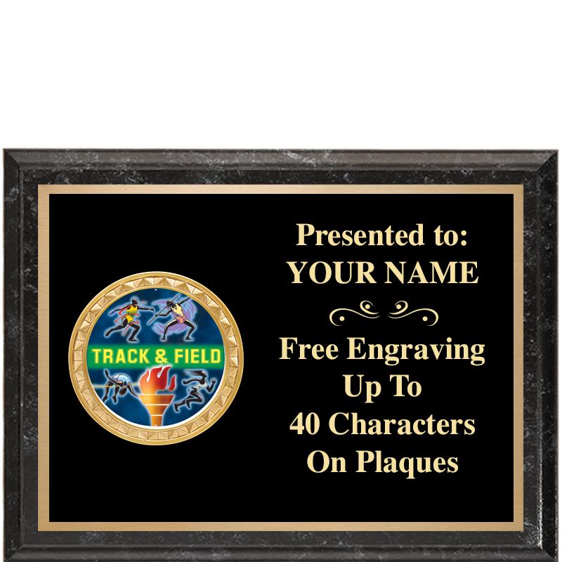 8X6 BLACK EXECUTIVE INSERT PLQ