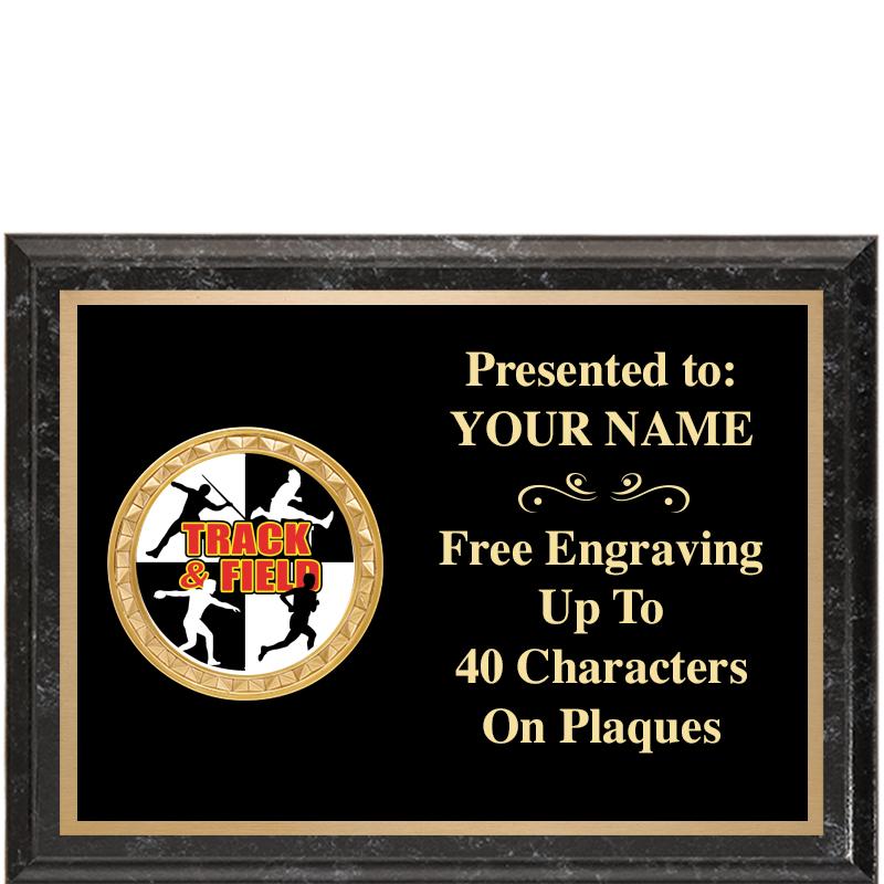 8X6 BLACK EXECUTIVE INSERT PLQ