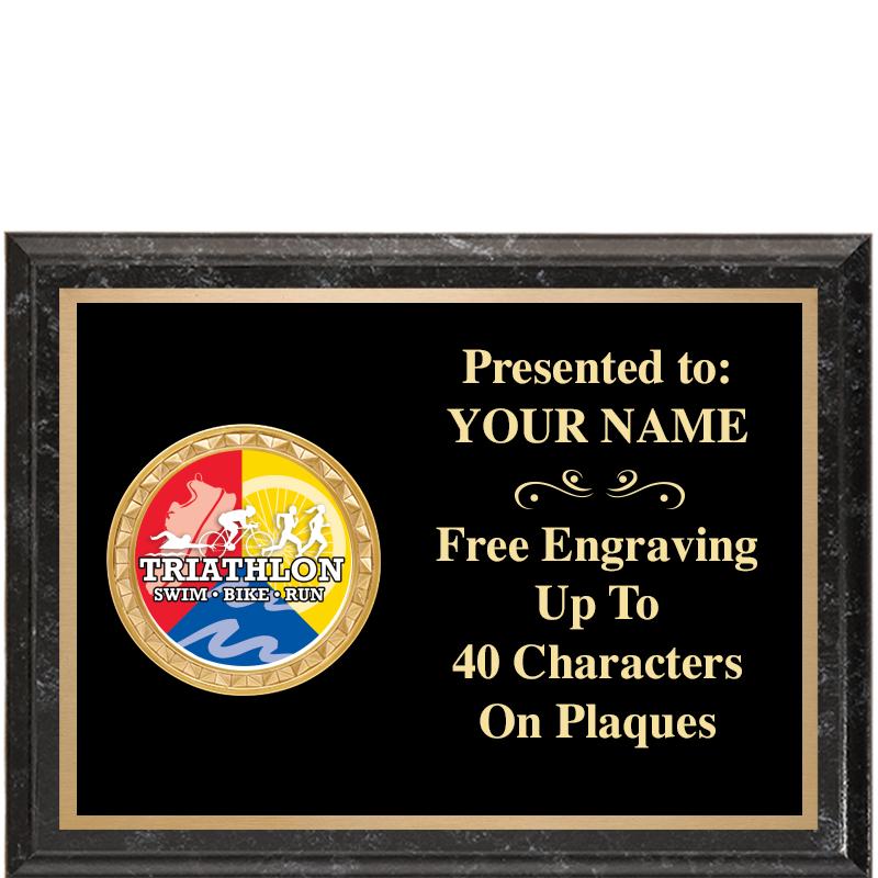 8X6 BLACK EXECUTIVE INSERT PLQ