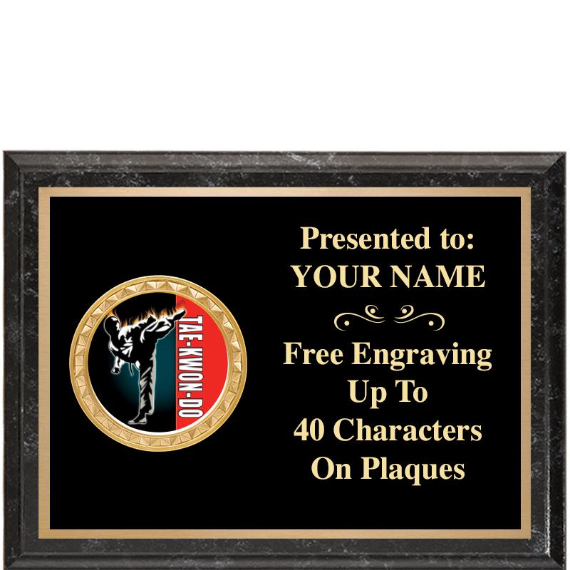 8X6 BLACK EXECUTIVE INSERT PLQ