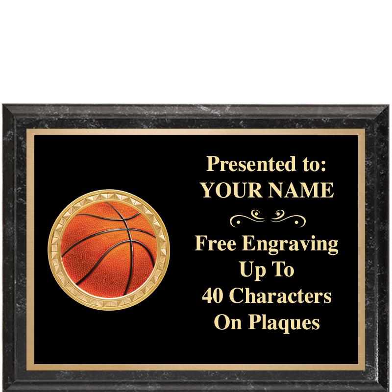 8X6 BLACK EXECUTIVE INSERT PLQ