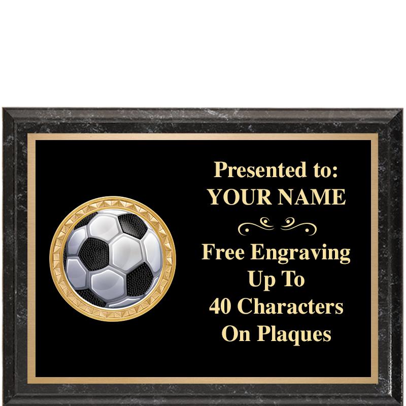 8X6 BLACK EXECUTIVE INSERT PLQ