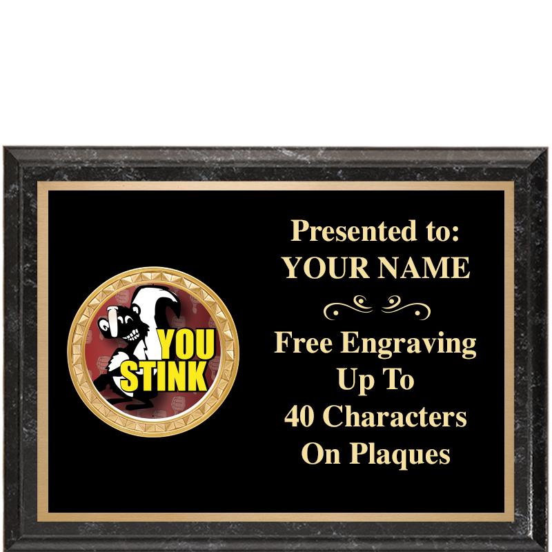 8X6 BLACK EXECUTIVE INSERT PLQ