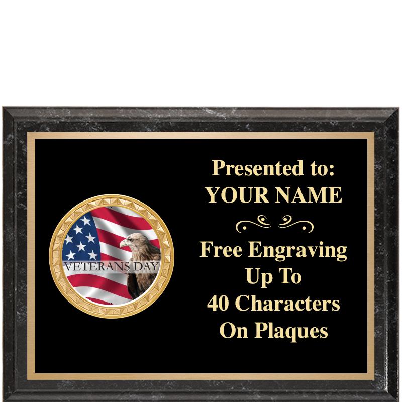 8X6 BLACK EXECUTIVE INSERT PLQ