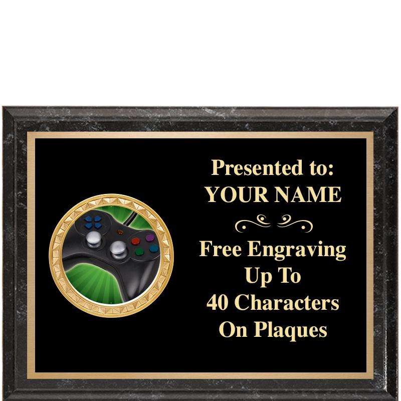 8X6 BLACK EXECUTIVE INSERT PLQ