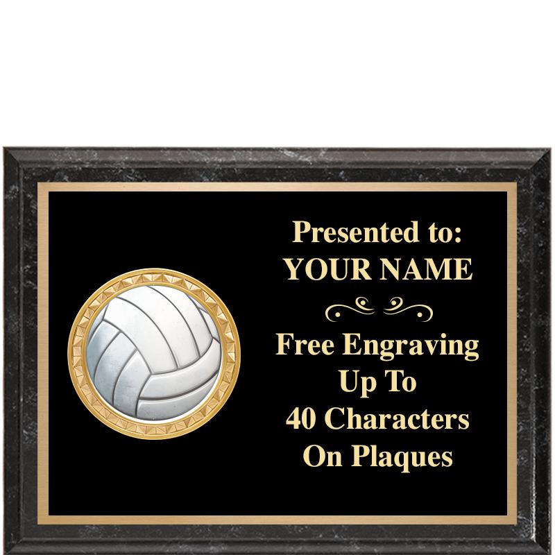 8X6 BLACK EXECUTIVE INSERT PLQ