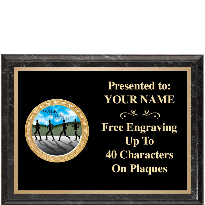 8X6 BLACK EXECUTIVE INSERT PLQ