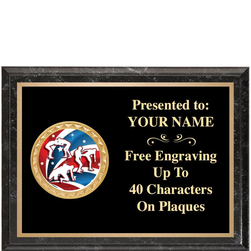 8X6 BLACK EXECUTIVE INSERT PLQ