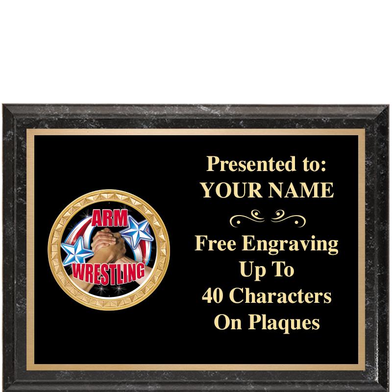 8X6 BLACK EXECUTIVE INSERT PLQ