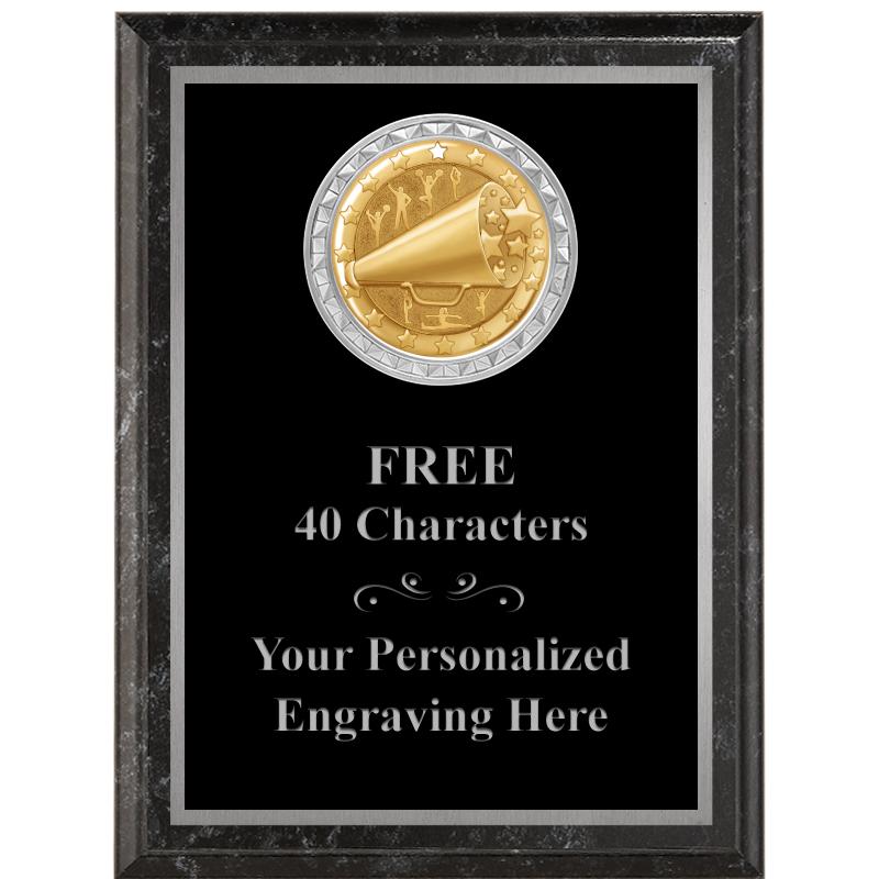 6X8 BLACK EXECUTIVE INS PLQ SV