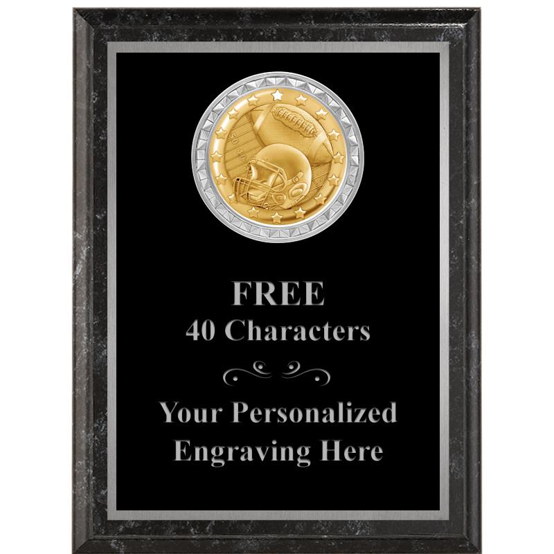 6X8 BLACK EXECUTIVE INS PLQ SV