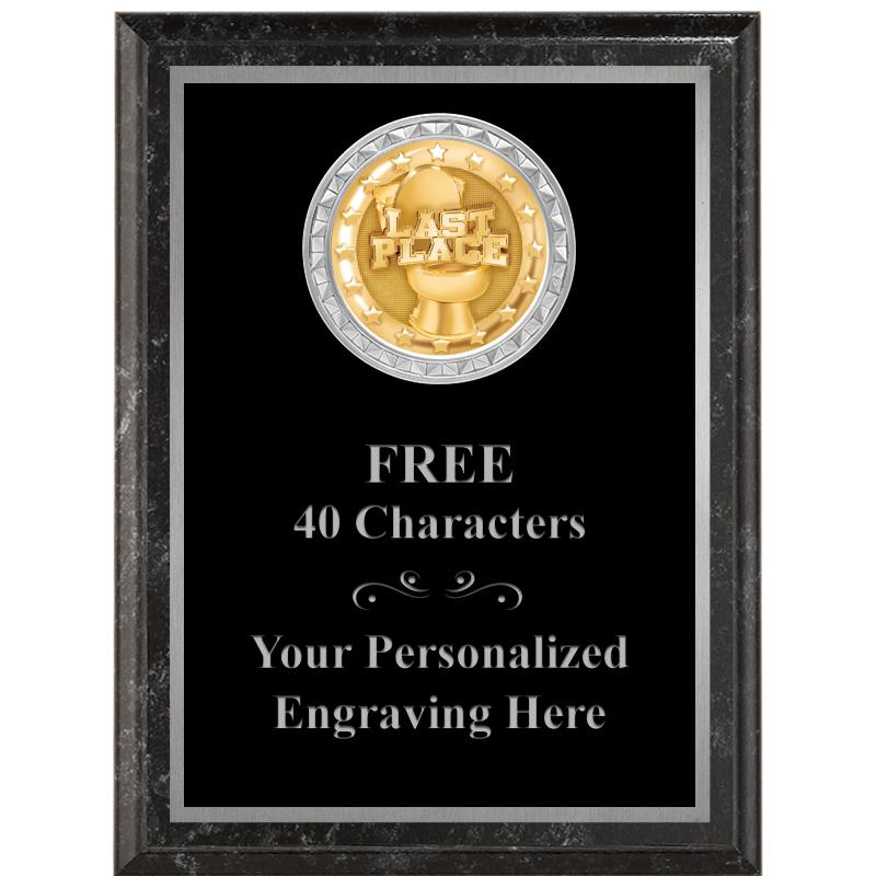 6X8 BLACK EXECUTIVE INS PLQ SV