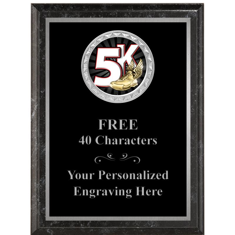 6X8 BLACK EXECUTIVE INS PLQ SV