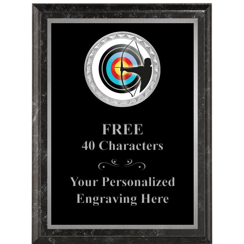 6X8 BLACK EXECUTIVE INS PLQ SV