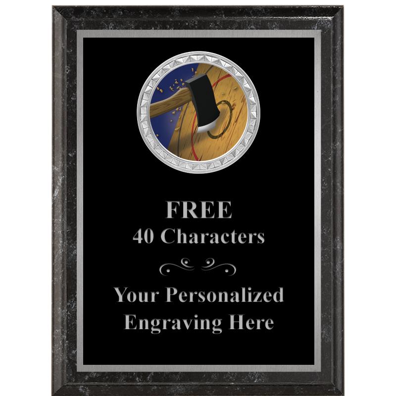 6X8 BLACK EXECUTIVE INS PLQ SV