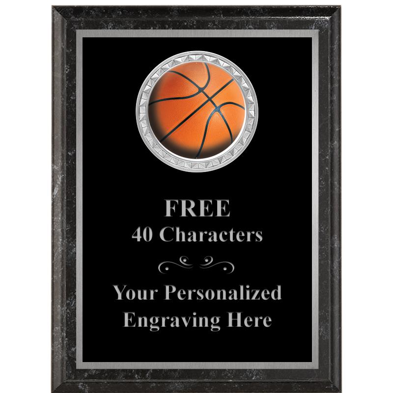 6X8 BLACK EXECUTIVE INS PLQ SV