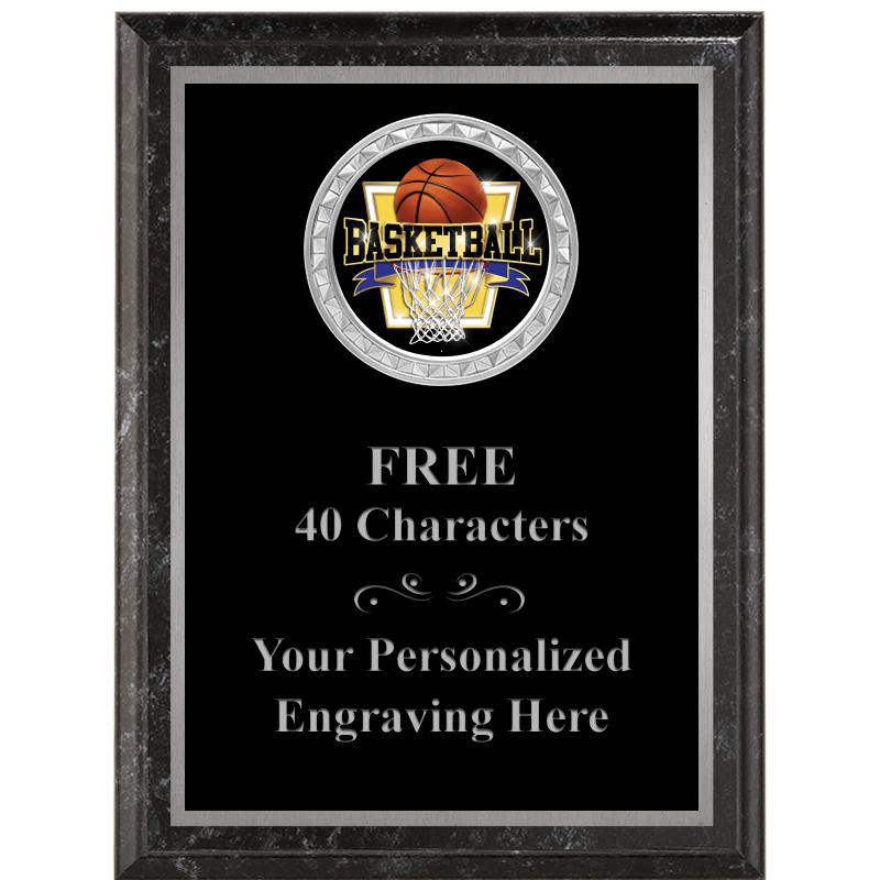 6X8 BLACK EXECUTIVE INS PLQ SV