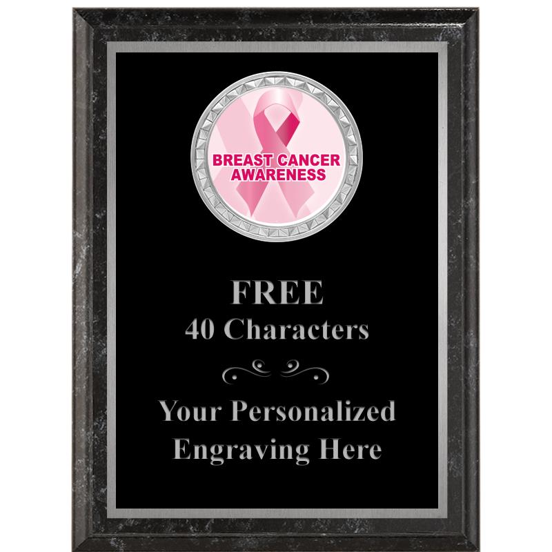 6X8 BLACK EXECUTIVE INS PLQ SV