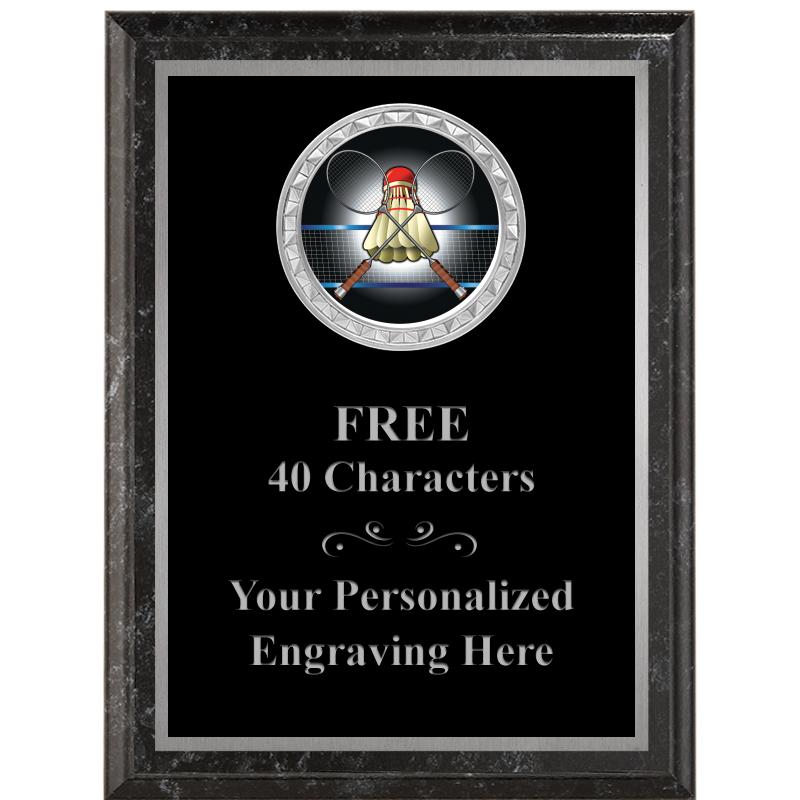 6X8 BLACK EXECUTIVE INS PLQ SV