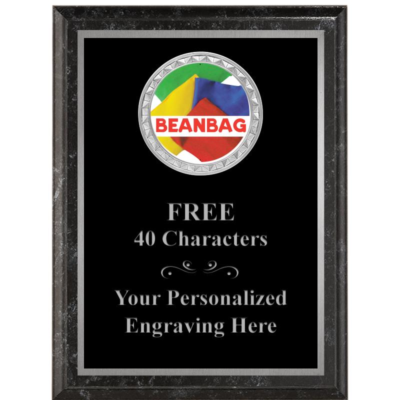 6X8 BLACK EXECUTIVE INS PLQ SV