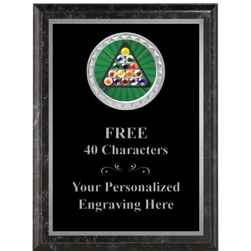 6X8 BLACK EXECUTIVE INS PLQ SV