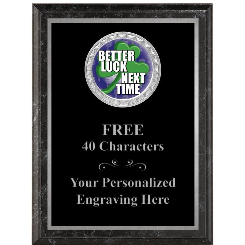 6X8 BLACK EXECUTIVE INS PLQ SV