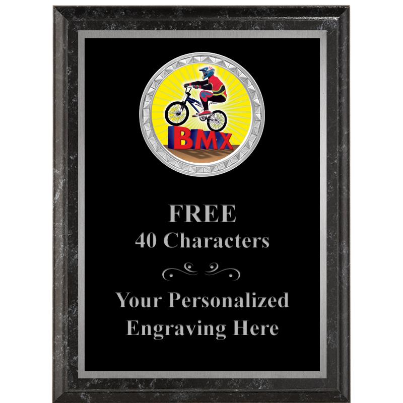 6X8 BLACK EXECUTIVE INS PLQ SV