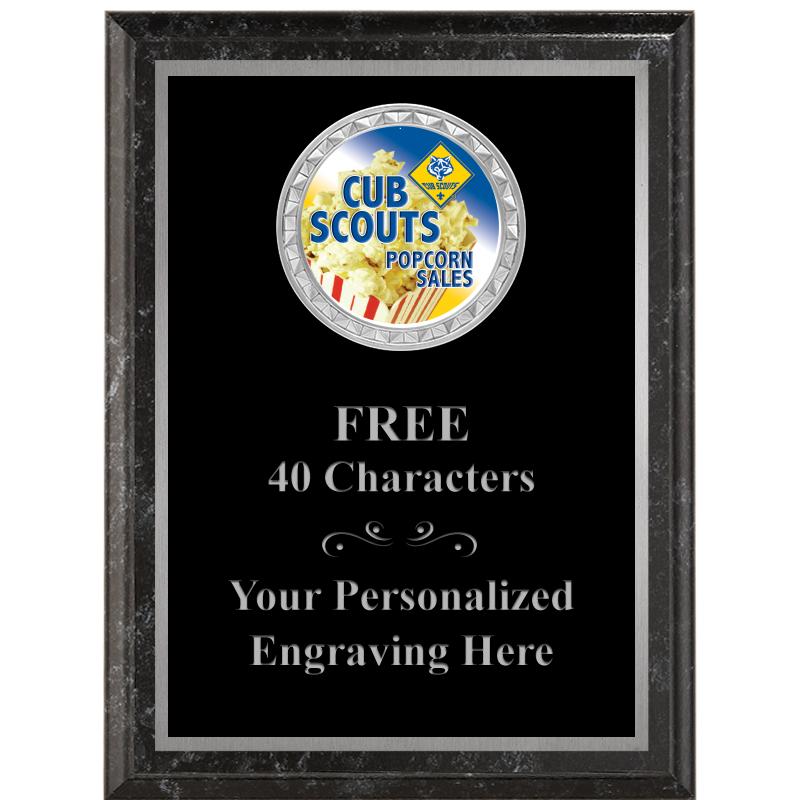 6X8 BLACK EXECUTIVE INS PLQ SV