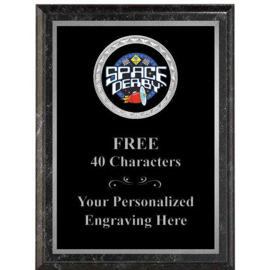 6X8 BLACK EXECUTIVE INS PLQ SV