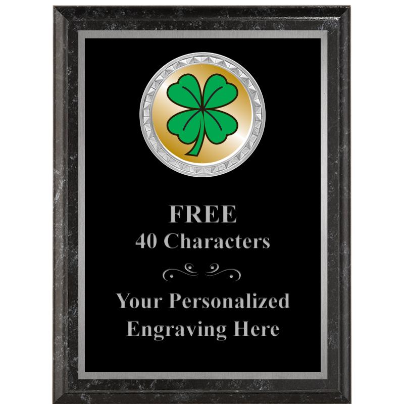 6X8 BLACK EXECUTIVE INS PLQ SV