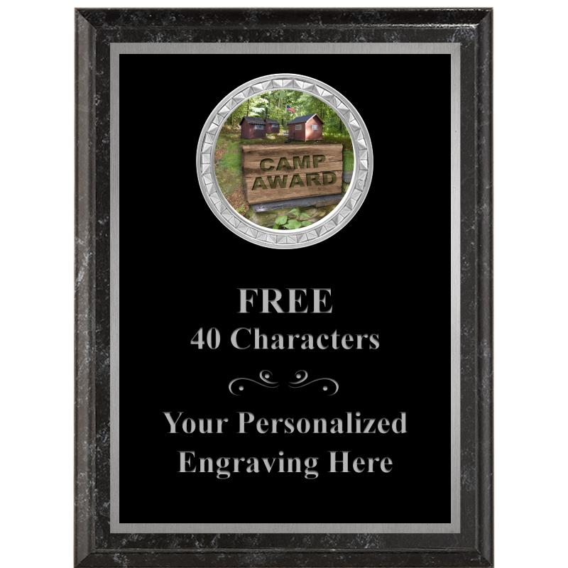 6X8 BLACK EXECUTIVE INS PLQ SV