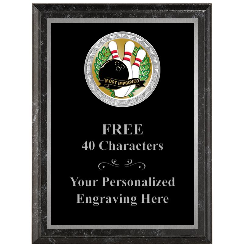 6X8 BLACK EXECUTIVE INS PLQ SV