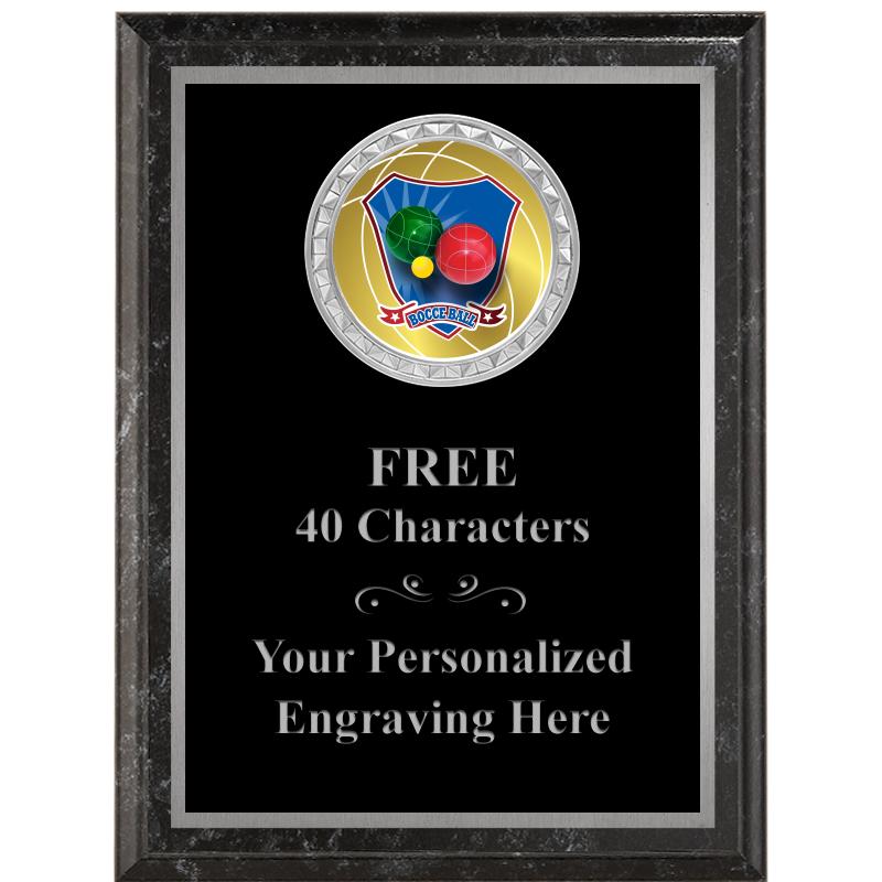 6X8 BLACK EXECUTIVE INS PLQ SV