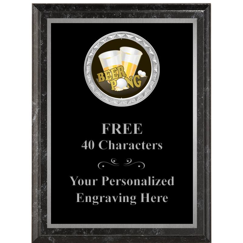 6X8 BLACK EXECUTIVE INS PLQ SV