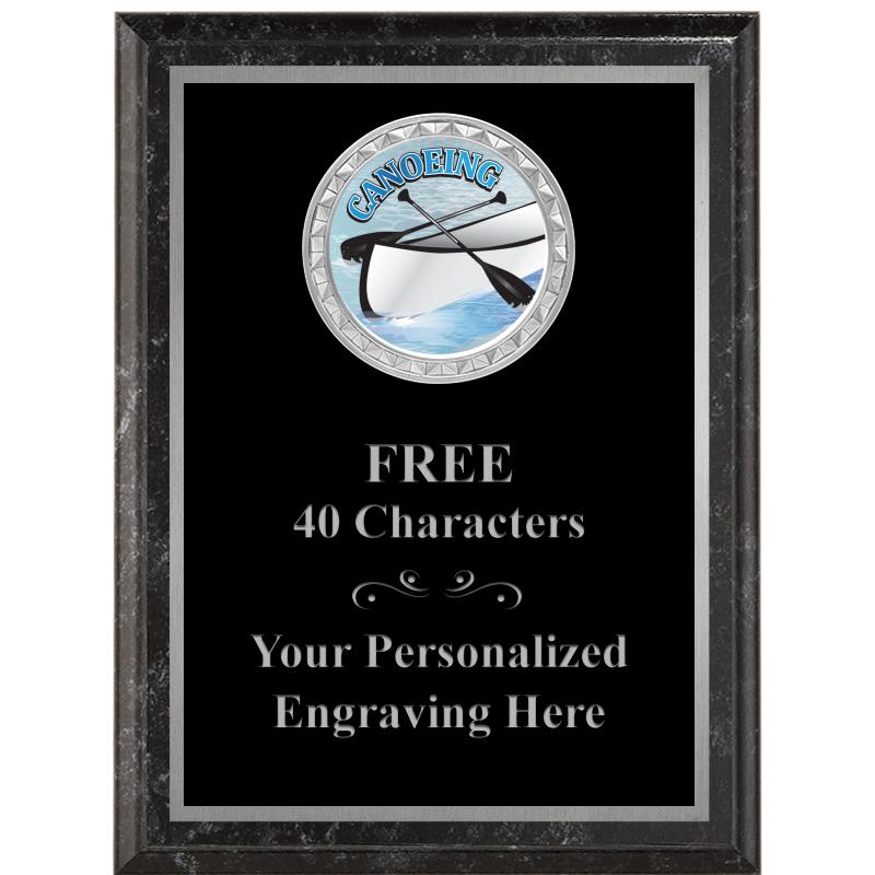 6X8 BLACK EXECUTIVE INS PLQ SV