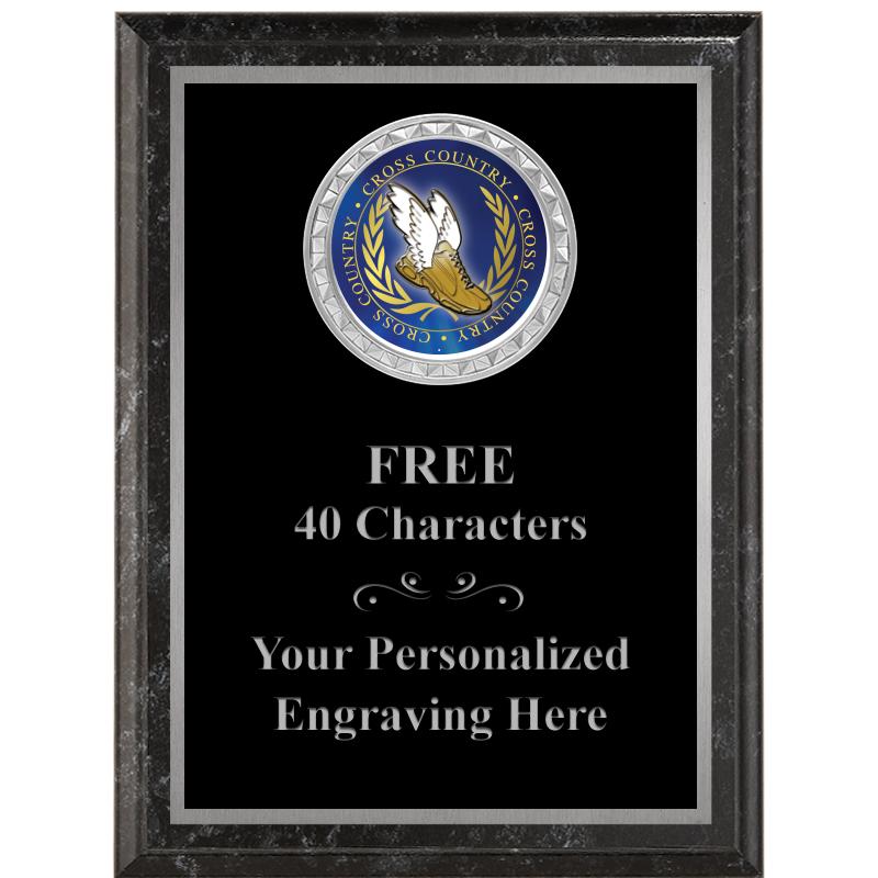 6X8 BLACK EXECUTIVE INS PLQ SV