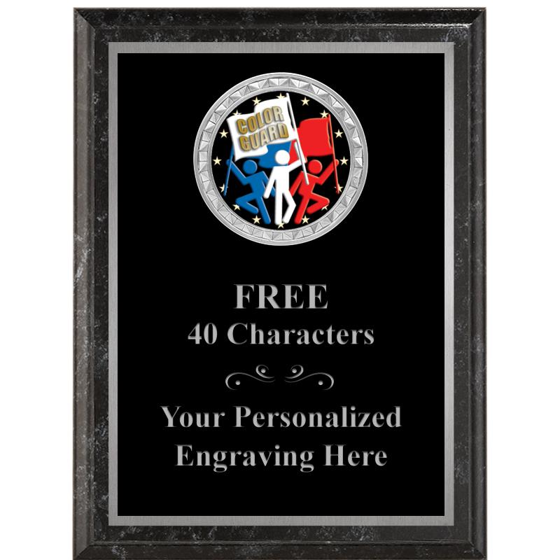 6X8 BLACK EXECUTIVE INS PLQ SV