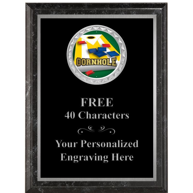 6X8 BLACK EXECUTIVE INS PLQ SV