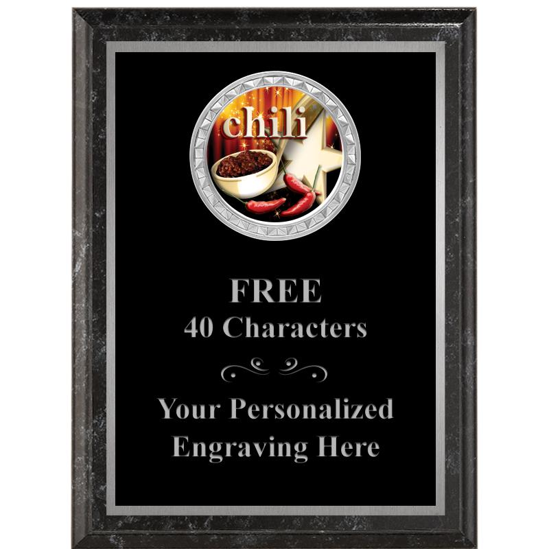 6X8 BLACK EXECUTIVE INS PLQ SV