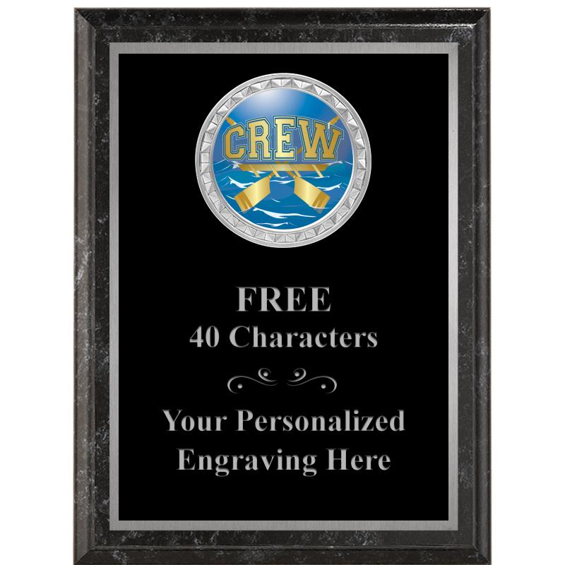 6X8 BLACK EXECUTIVE INS PLQ SV